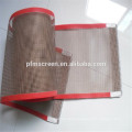 1*1mm teflon coated open mesh belt veik pure PTFE welded mesh fabric and beltS